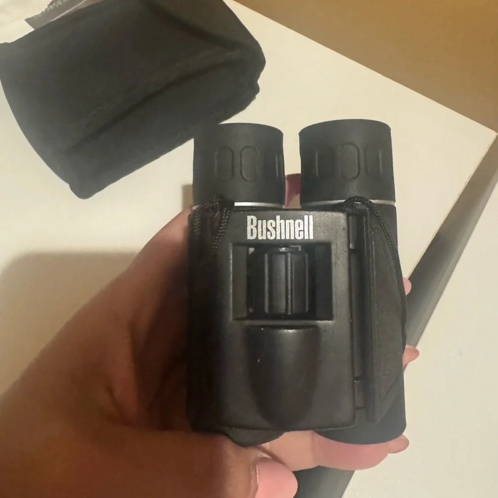 Bushnell Black Binoculars with Case